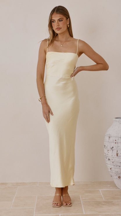 Keira Maxi Dress - Yellow