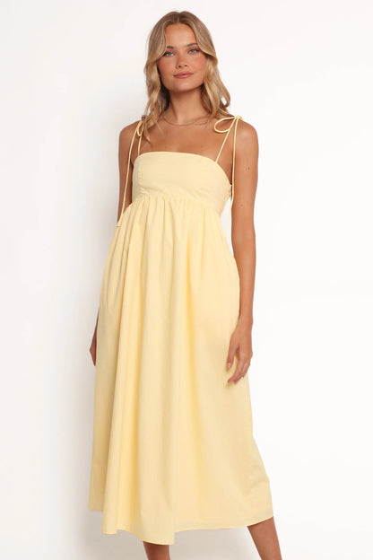 Simona Maxi Dress - Yellow