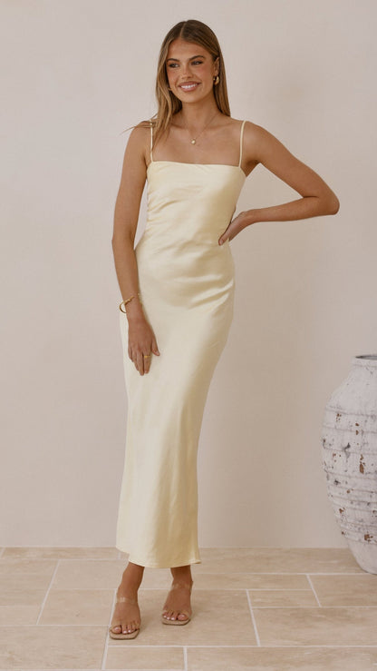 Keira Maxi Dress - Yellow