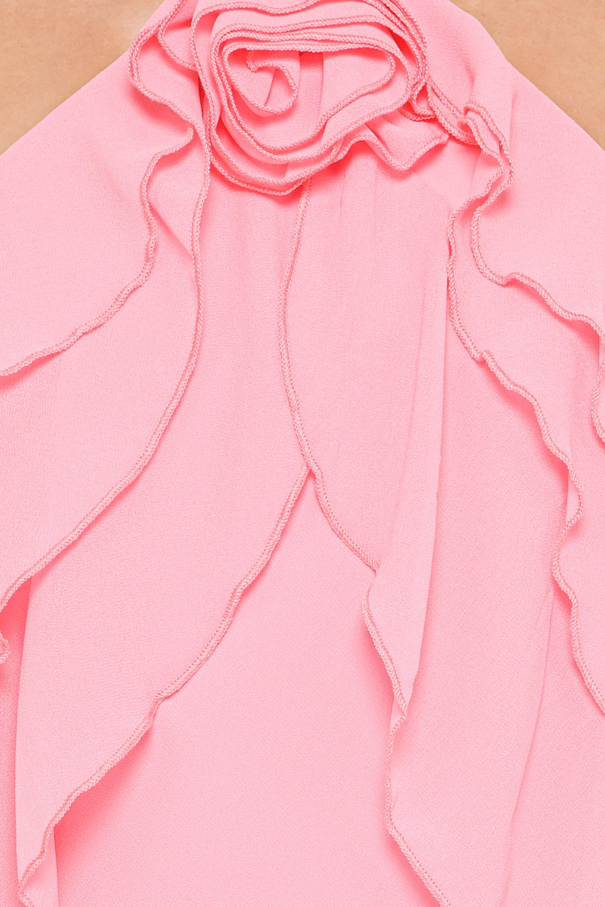 Zorina Halterneck Maxi Dress - Coral
