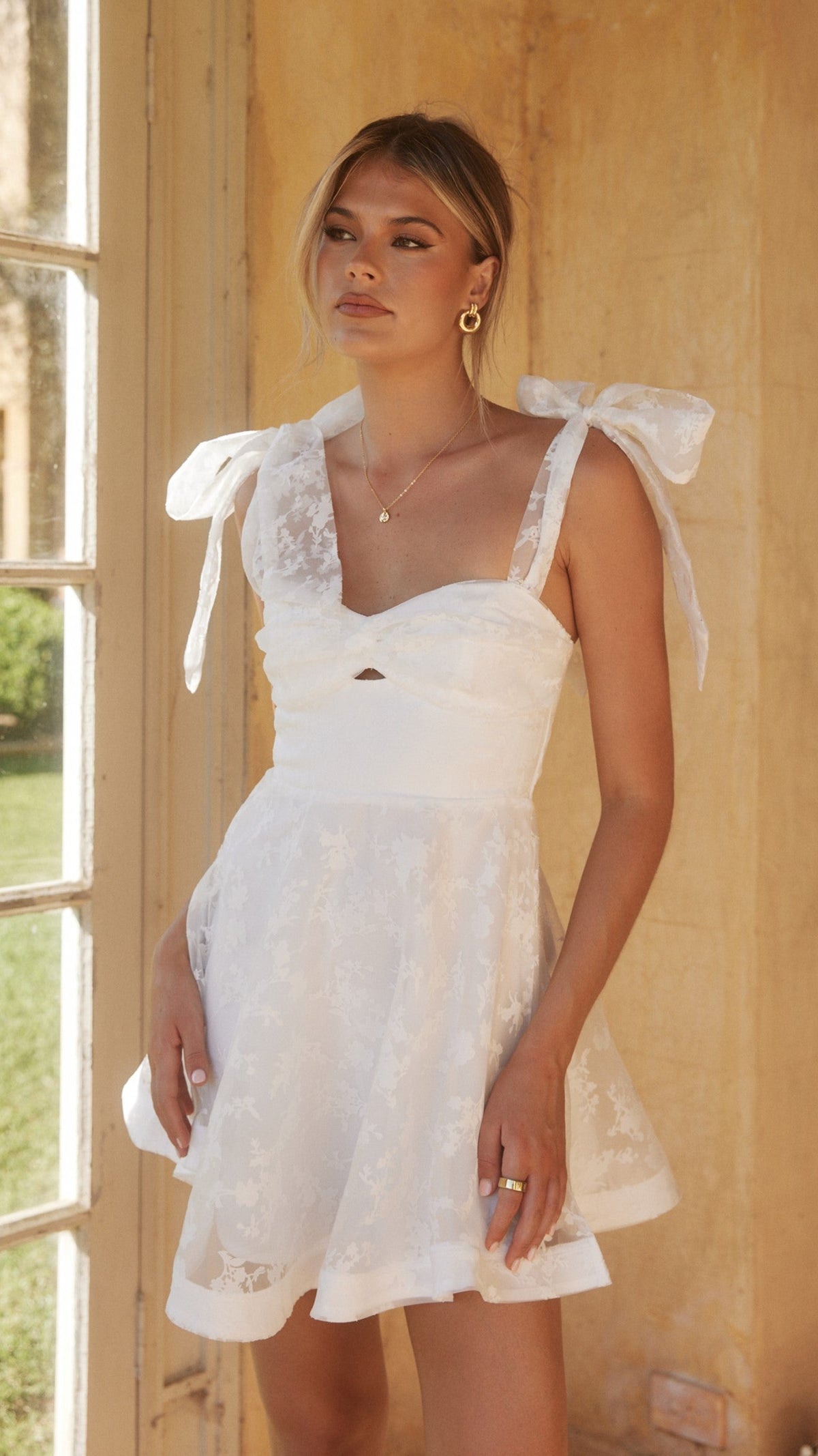 Karis Mini Dress - White