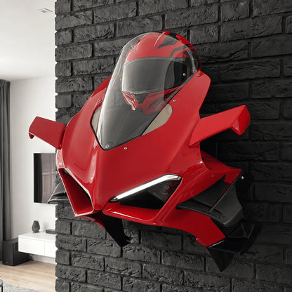 3D Illuminated Motorcycle Wall Display