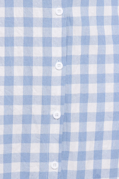 Menora Maxi Dress - Blue Gingham
