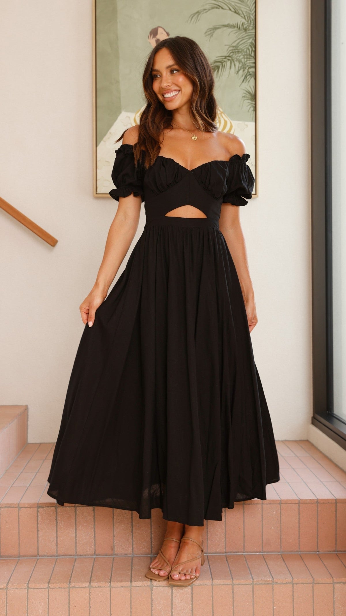 Hulu Maxi Dress - Black
