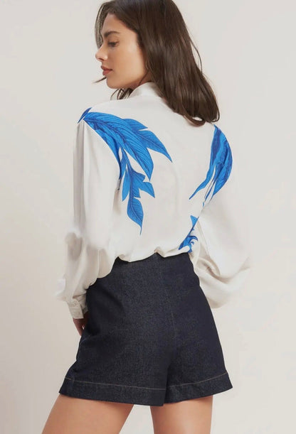Mallorca Button Down top