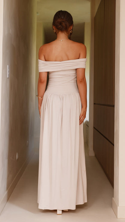 Manalla Maxi Dress - Stone