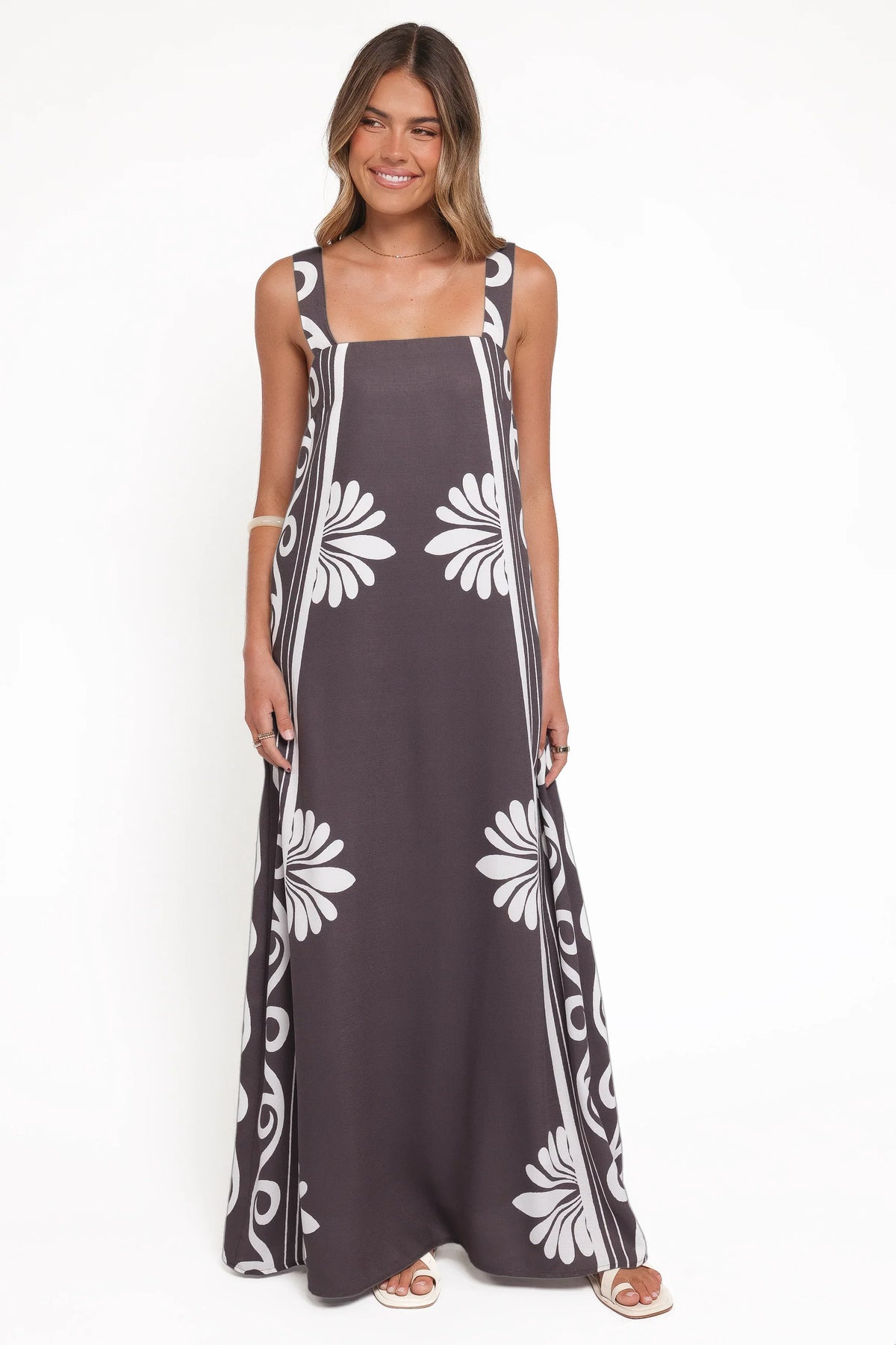 Valeria Maxi Dress - Espresso