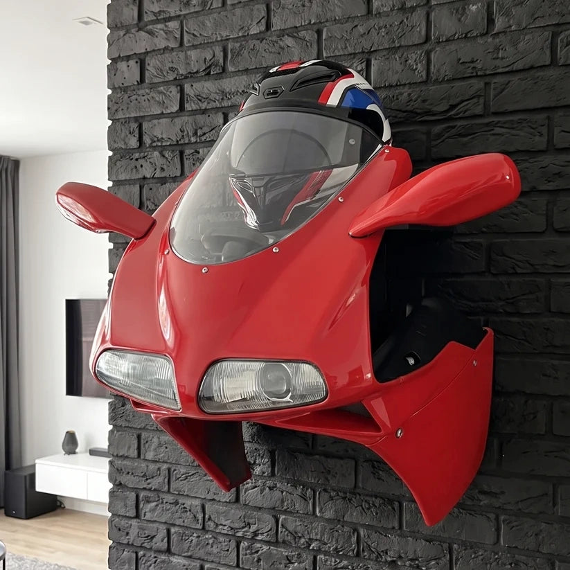 3D Illuminated Motorcycle Wall Display