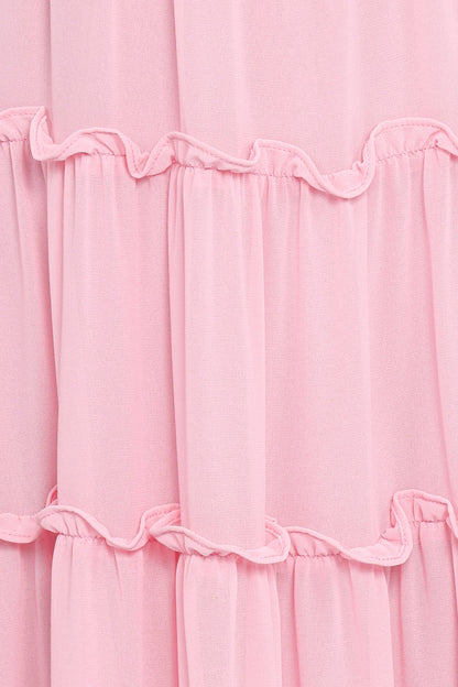 Dottie Halterneck Maxi Dress - Pink