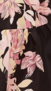 Michelle Mini Dress - Black / Pink