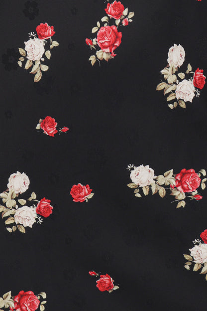 Pauline Long Sleeve Maxi Dress - Black Floral