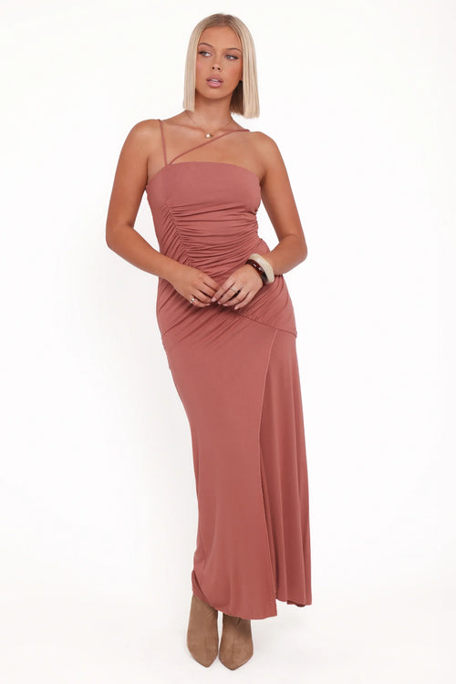 Avaline Maxi Dress - Terracotta