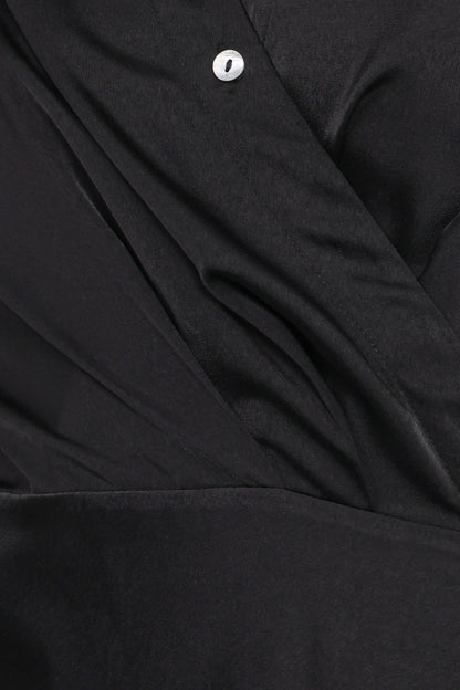 Verna Long Sleeve Maxi Dress - Black