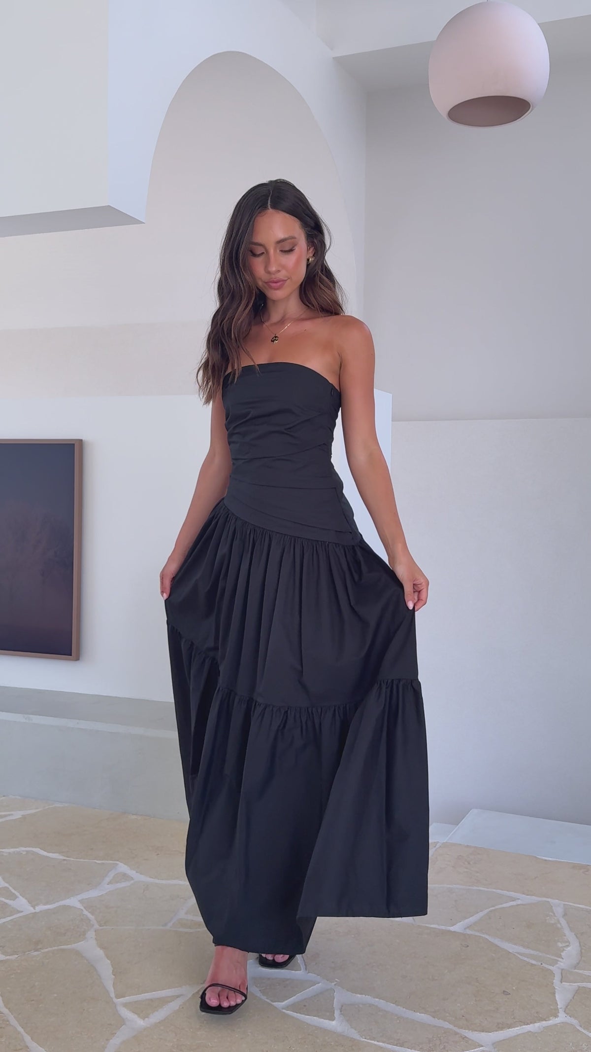 Lola Maxi Dress - Black