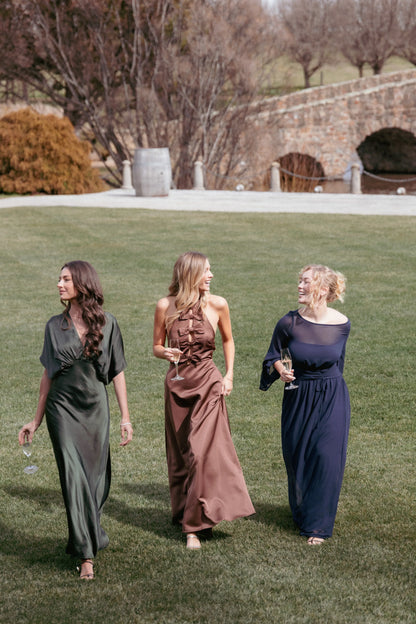 Norva Maxi Dress - Brown