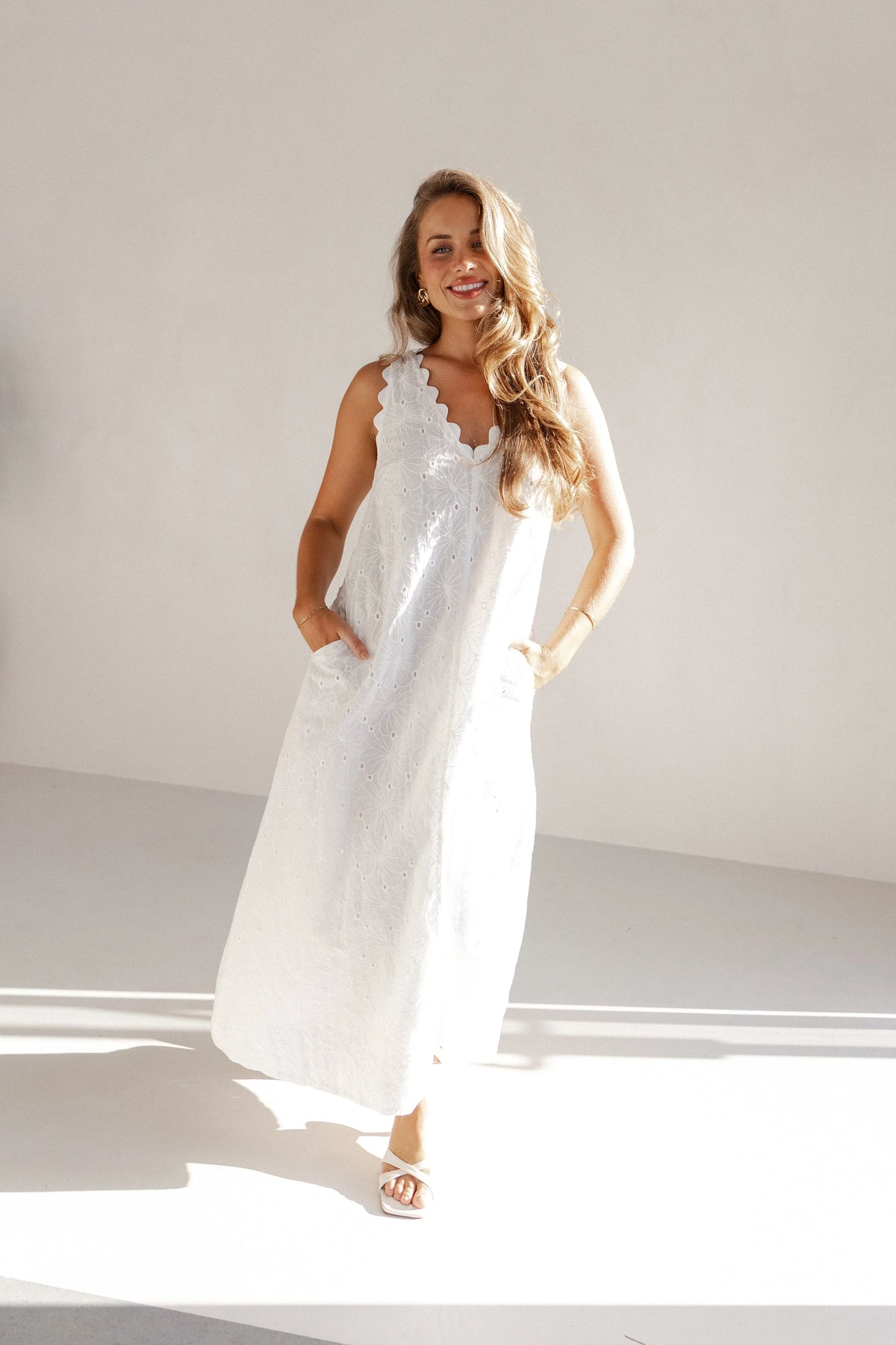 Gabriella Maxi Dress - White