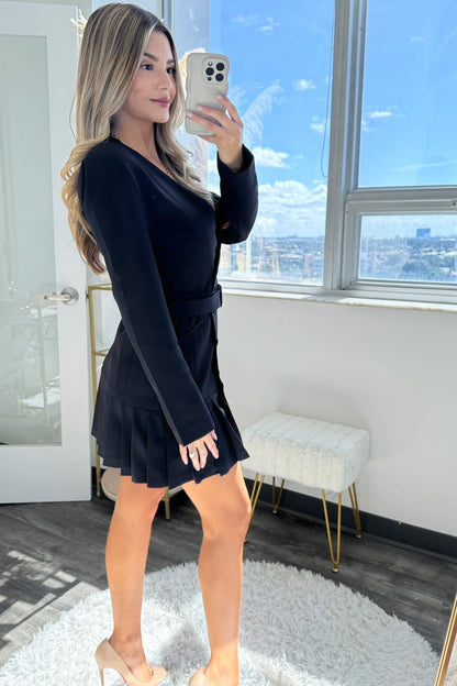 The Meredith Blazer dress - Black