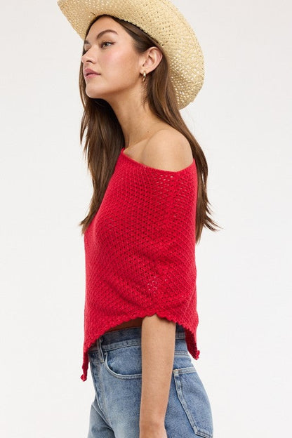 Rachel Knit poncho