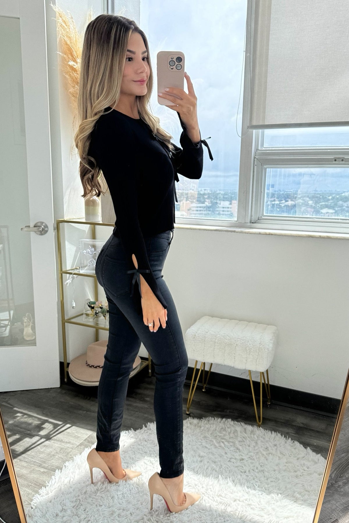 Taylor Tie knit - Black