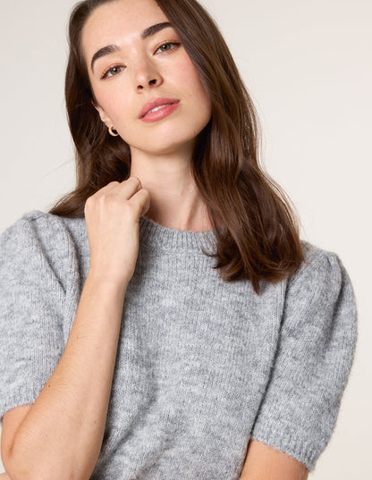 Round Neck Knit Jumper