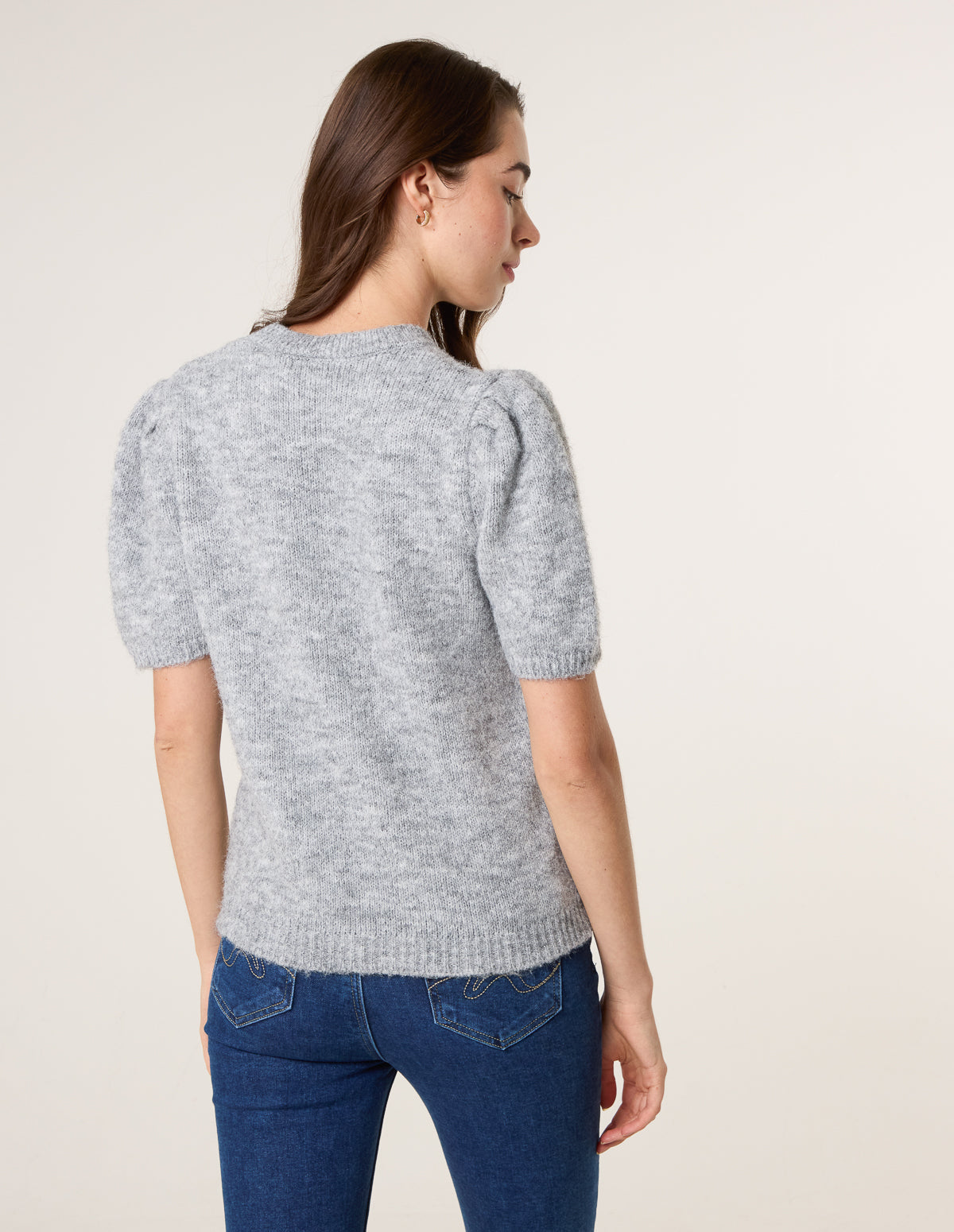 Round Neck Knit Jumper