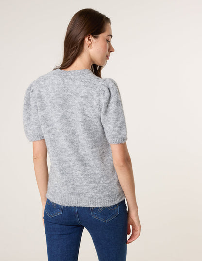 Round Neck Knit Jumper