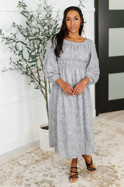 All Is Well Dress In Opal Gray