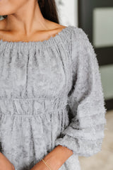All Is Well Dress In Opal Gray