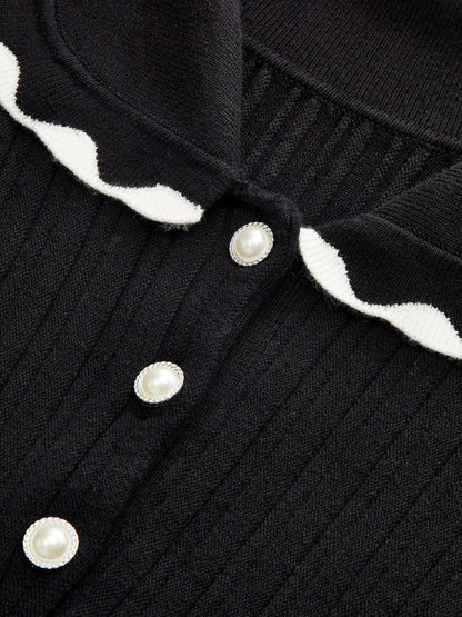 Ribbed Polo Dress