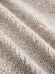 Wool-Blend Lace-Trim Square-Neck Dress