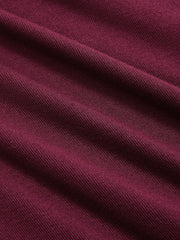 Satin Panel Long-Sleeve Fitted Mini Dress