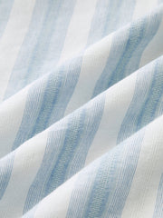 Striped Cotton Halter Maxi Dress