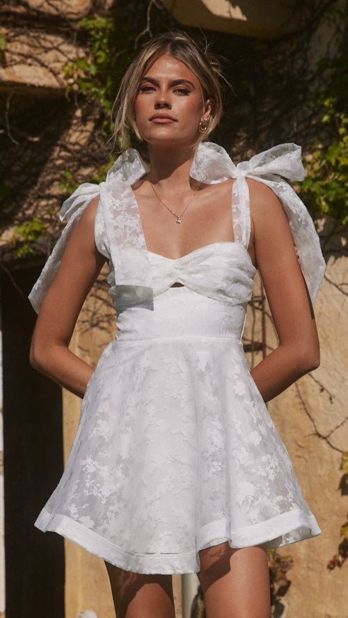 Karis Mini Dress - White