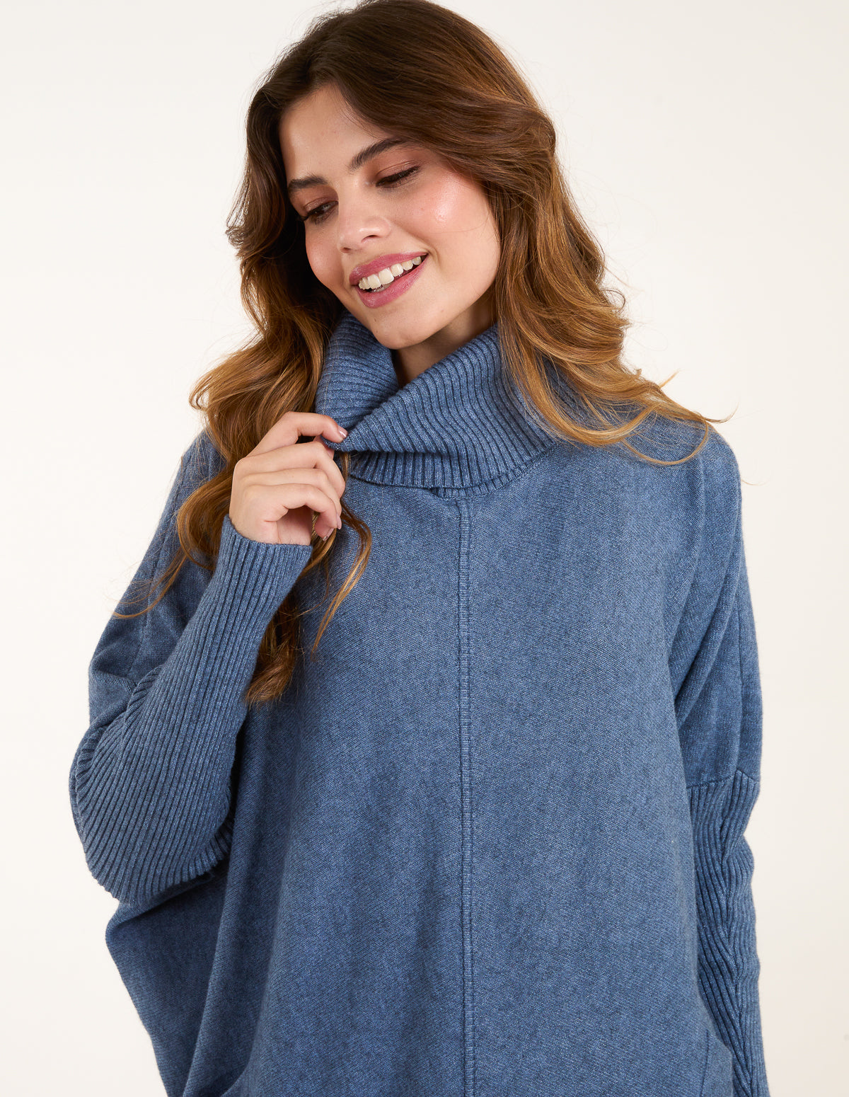 Roll Neck Pocket Jumper