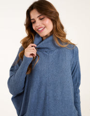 Roll Neck Pocket Jumper