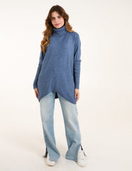 Roll Neck Pocket Jumper