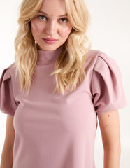 Puff Sleeve Swing Dress