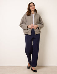 Pintuck Jersey Trousers