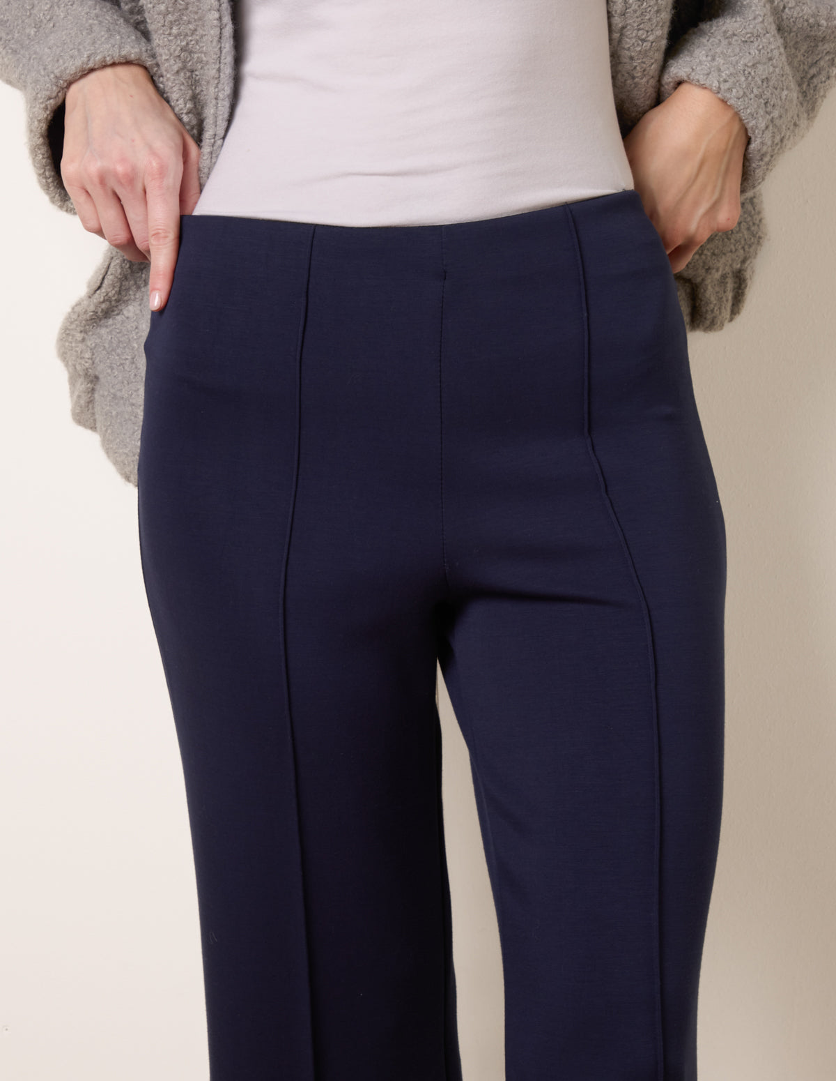 Pintuck Jersey Trousers