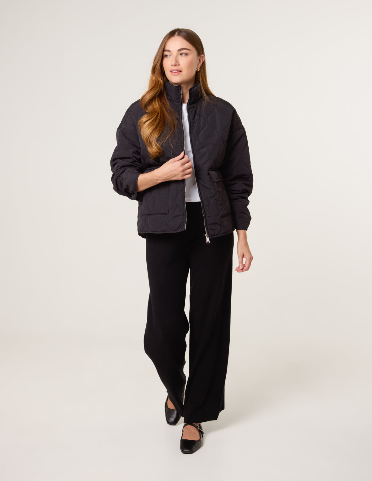 Knitted Wide Leg Trousers