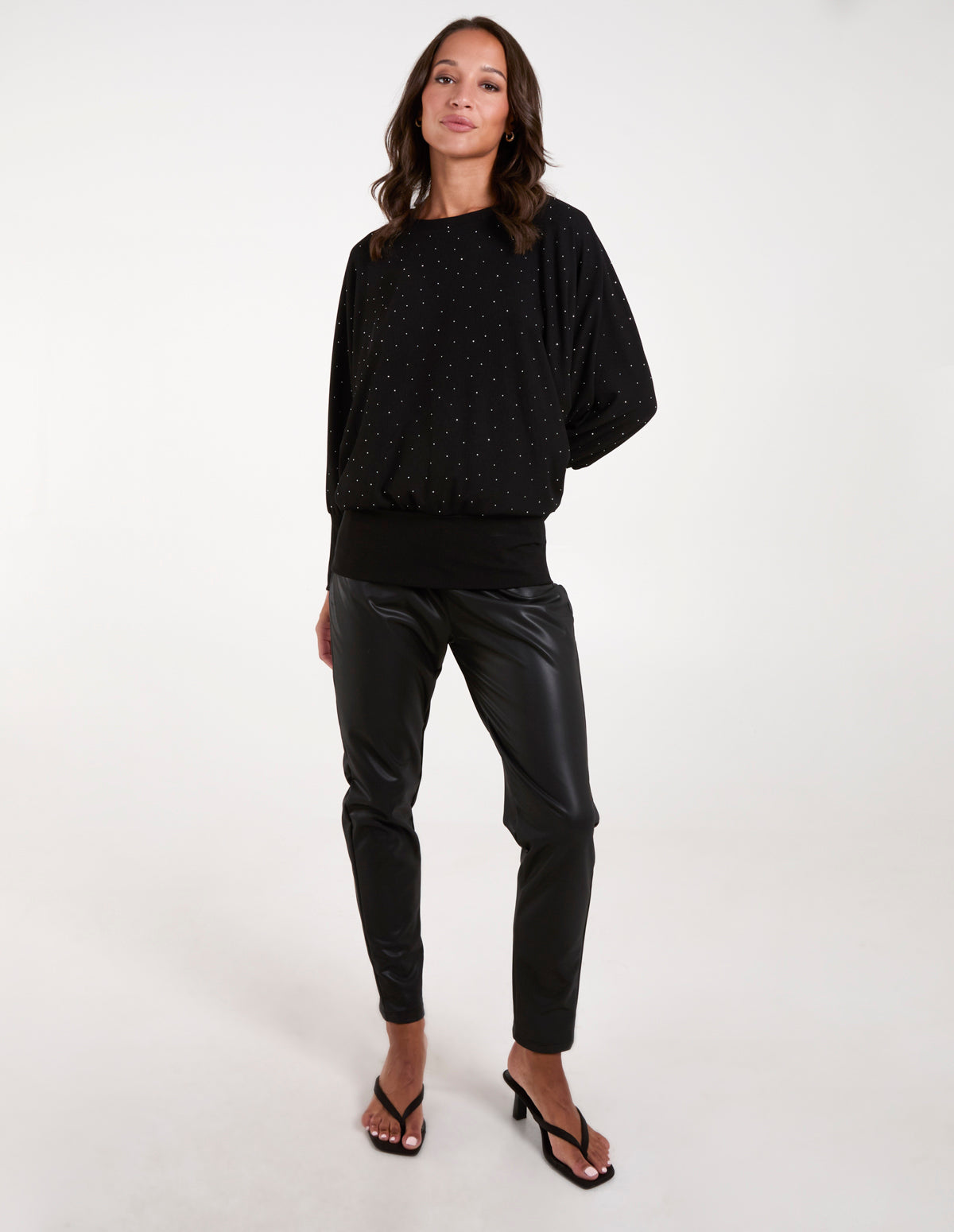 Batwing Top With Diamantes