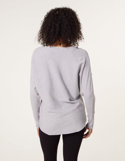 Embroidered Long Sleeve Jumper