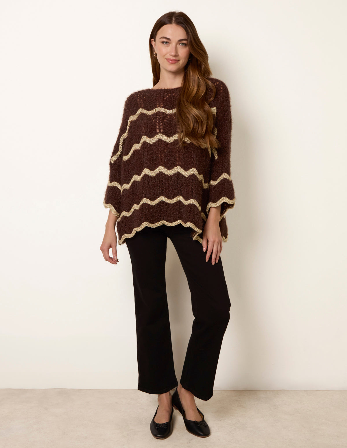 Zig Zag Metallic Jumper