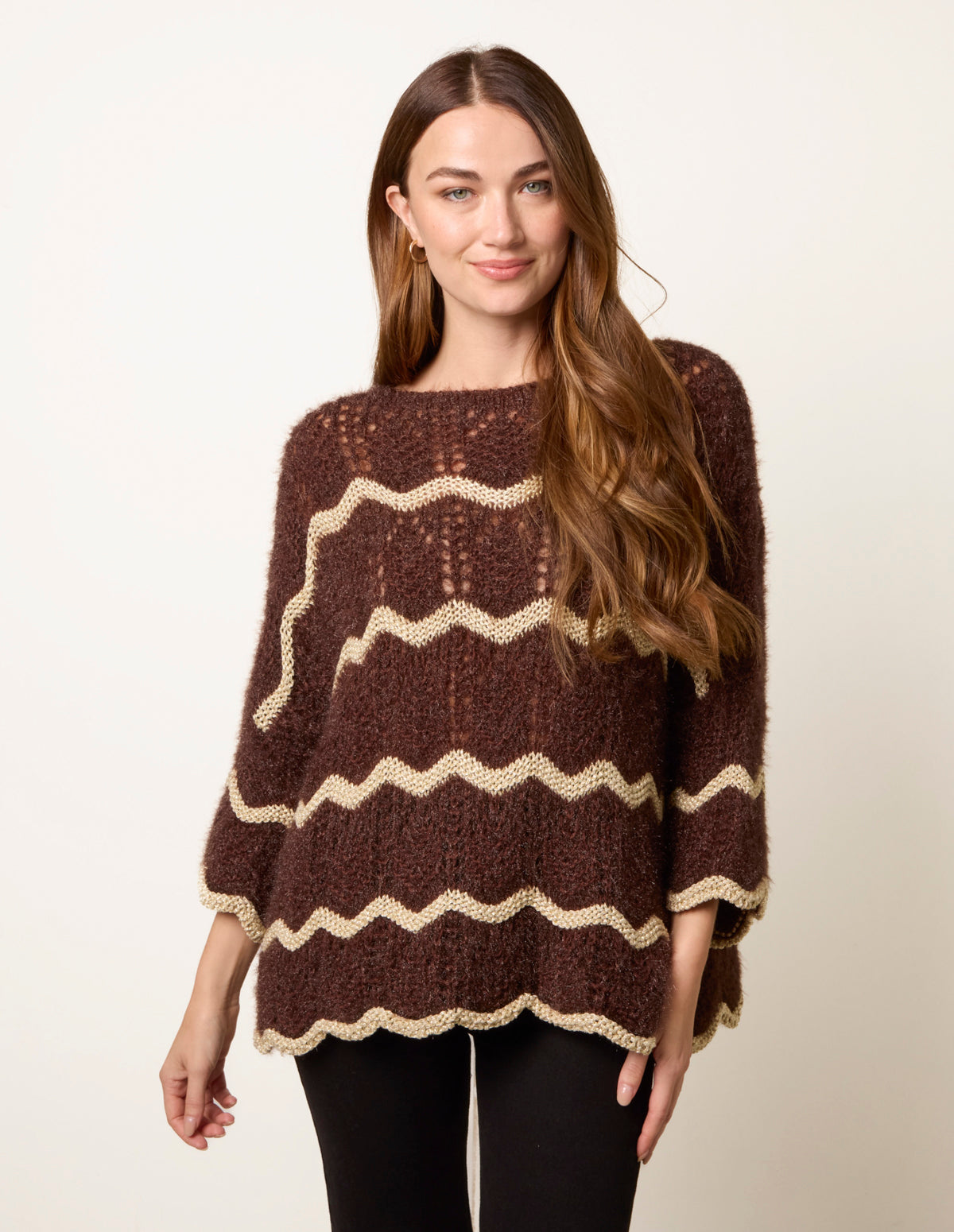 Zig Zag Metallic Jumper