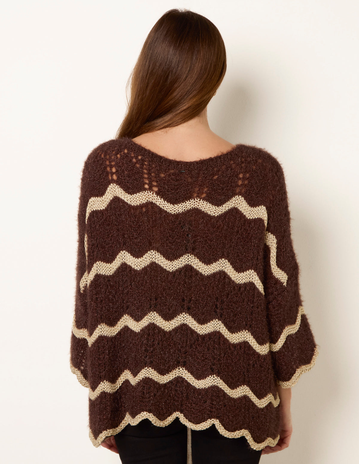 Zig Zag Metallic Jumper