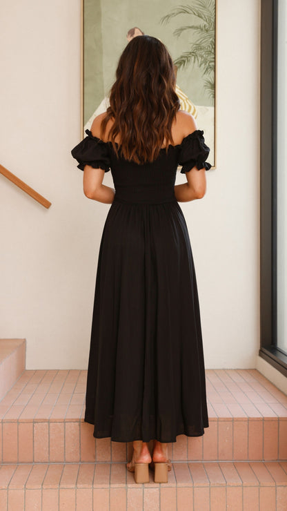 Hulu Maxi Dress - Black