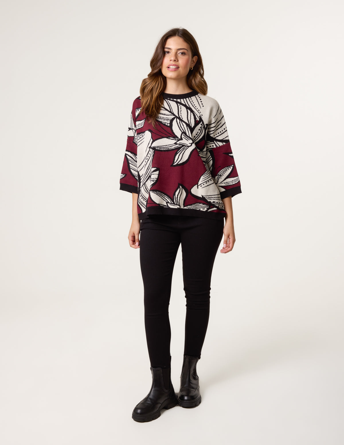 Flower Pattern Jumper