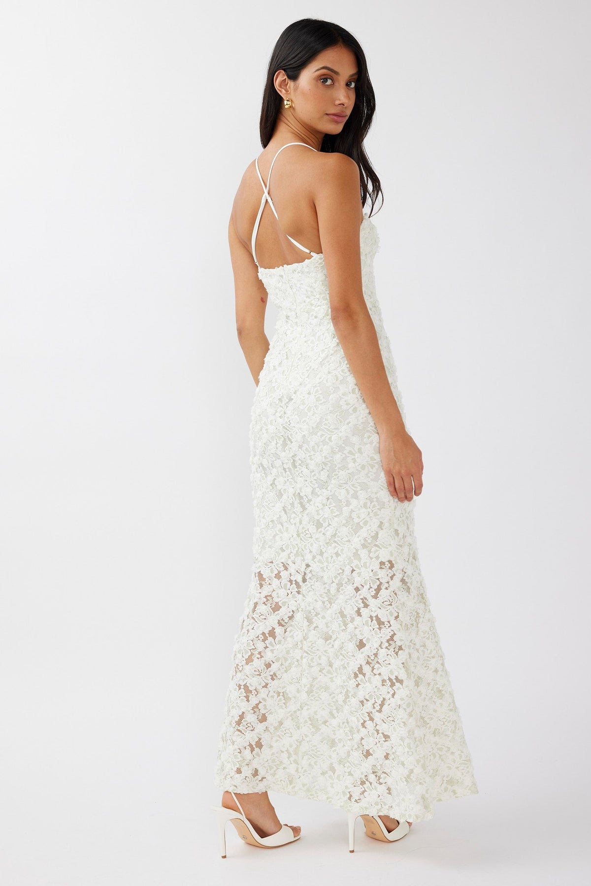 New Beginnings Sweetheart Neckline Lace Dress Mint