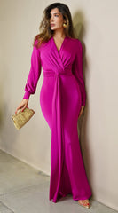 Alara Maxi Dress - Magenta