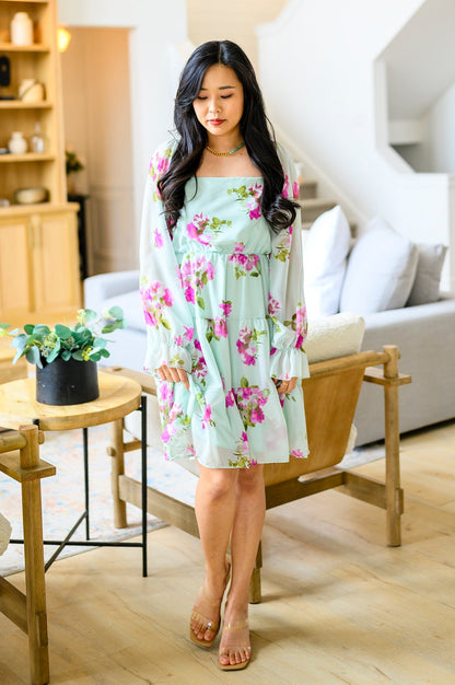 Delightfully Yours Floral Dress
